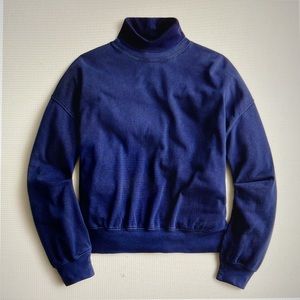 J. Crew magic rinse turtleneck sweatshirt NWT